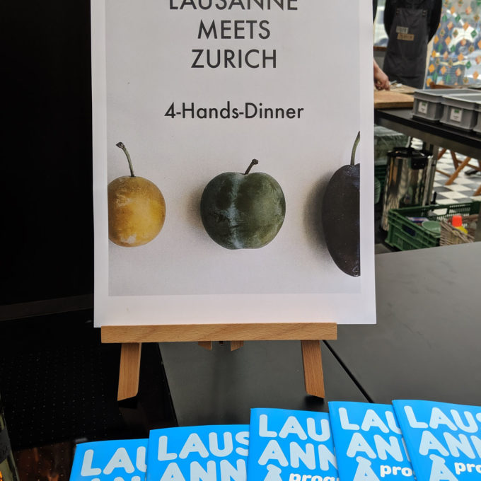 Zurich rencontre Lausanne : Repas à 4 mains